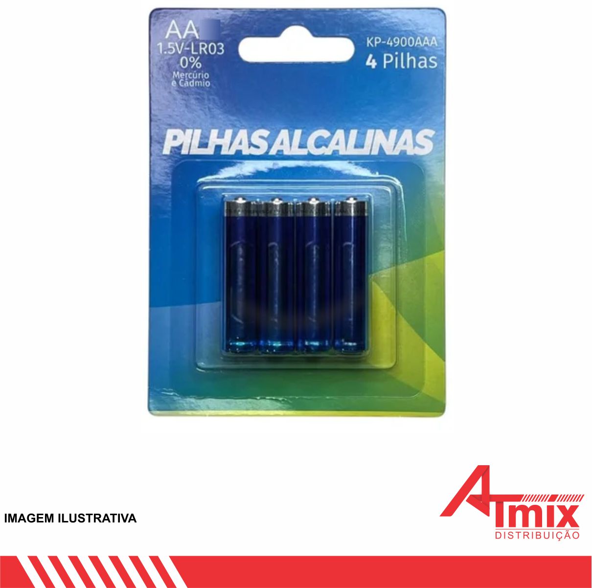 PILHA ALCALINA AA - C/04